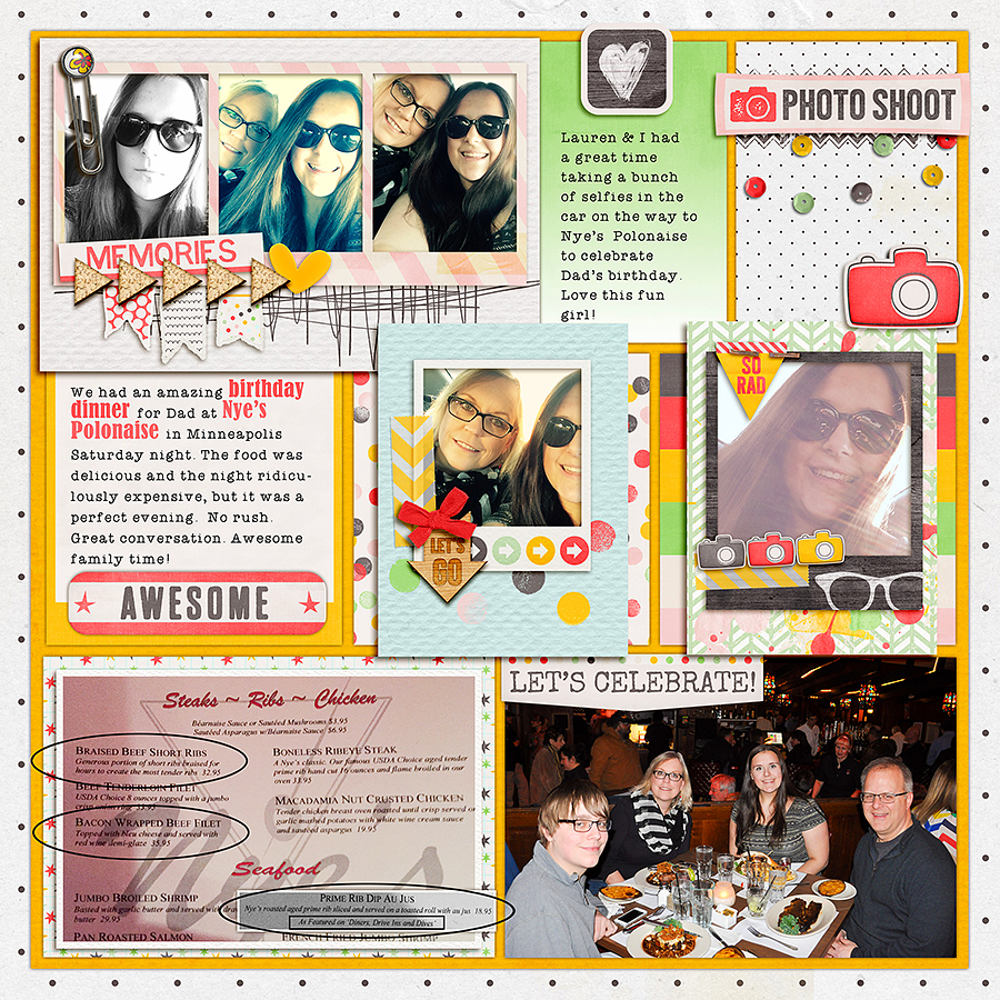 2015 Project Life Week 10 - Right Side