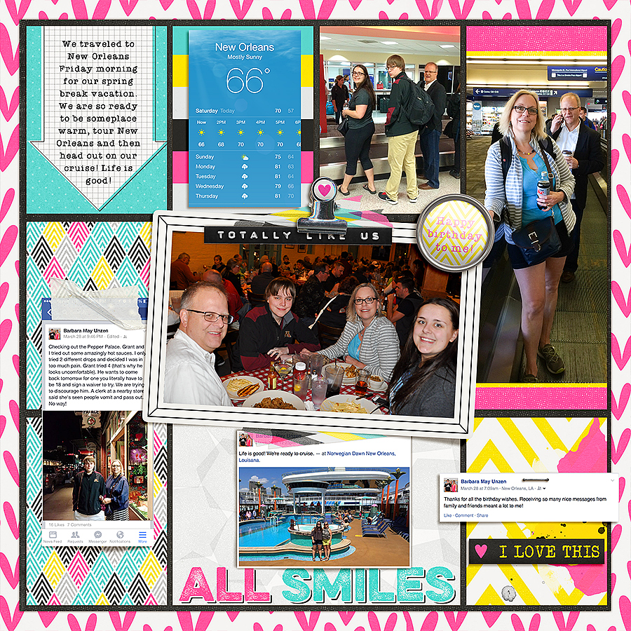 2015 Project Life Week 13 Right Side