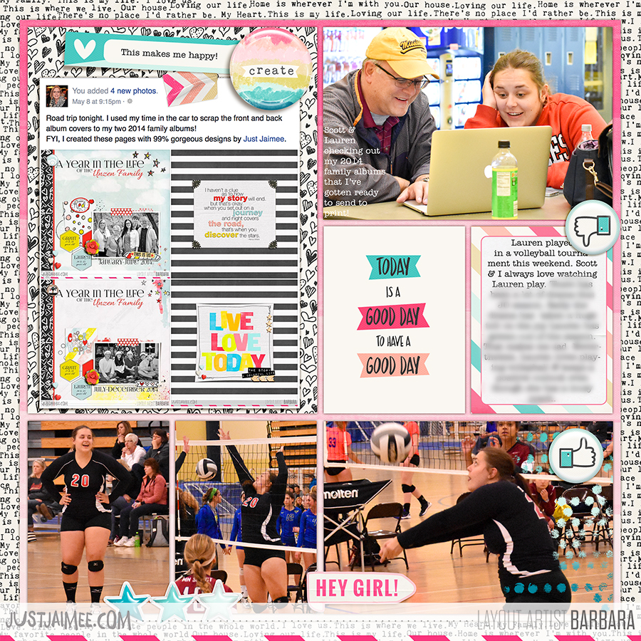 2015 Project Life Week 19 Right Side