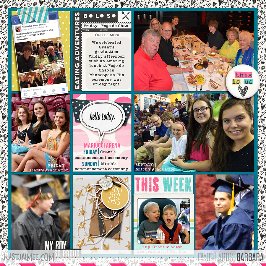 2015 Project Life Week 23 (Right Side)