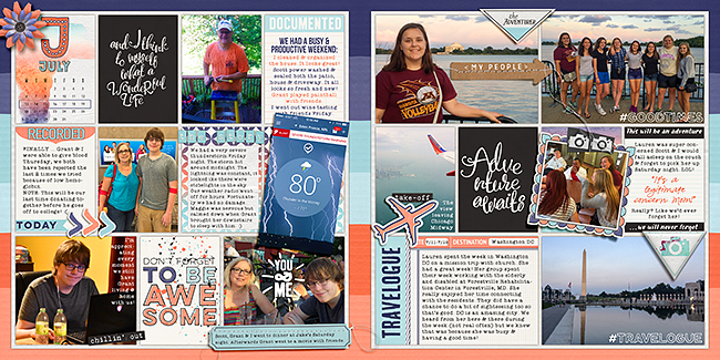 2015 Project Life Week 29 24x12