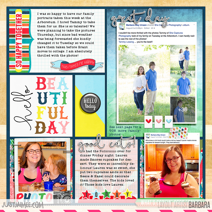 2015 Project Life Week 32 | Right Side