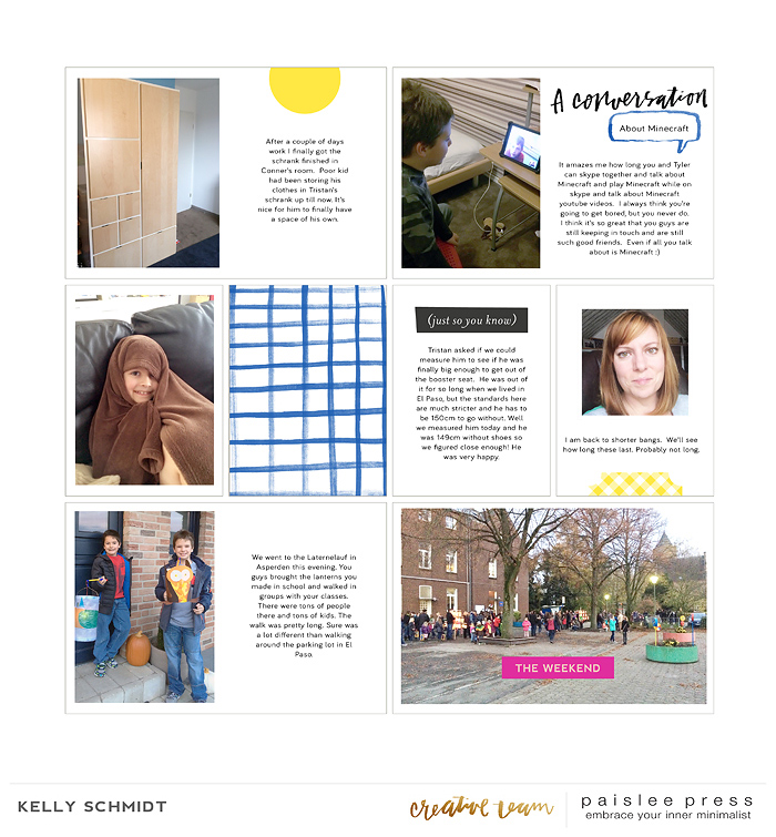 2015 Project Life week 45 right