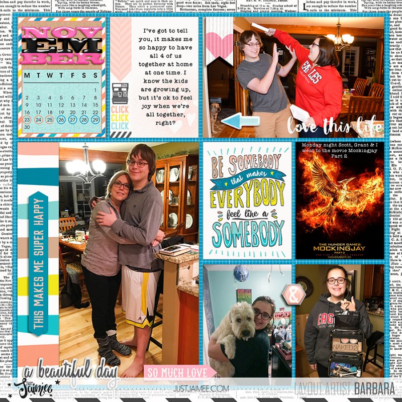 2015 Project Life | Week 48 (Left Side)