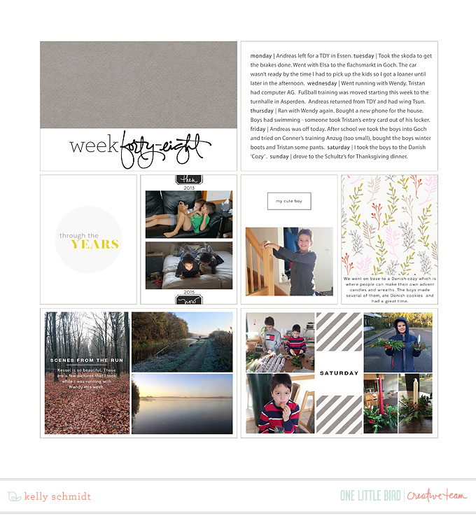 2015 Project Life week 48