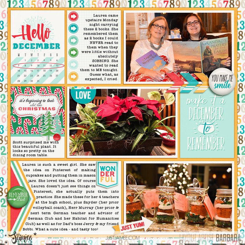 2015 Project Life Week 50 Left Side
