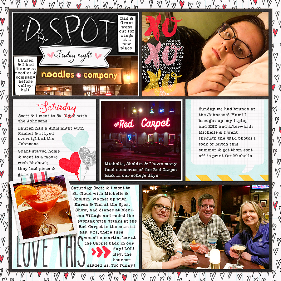 2015 Project Life Week 6 (Right Side)