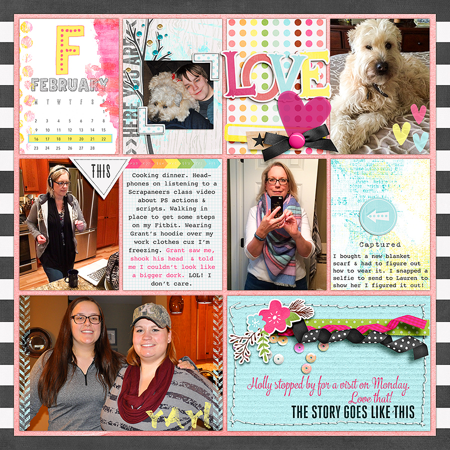 2015 Project Life Week 8 (Left Side)