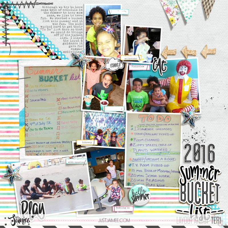 2016 08 Summer Bucket List