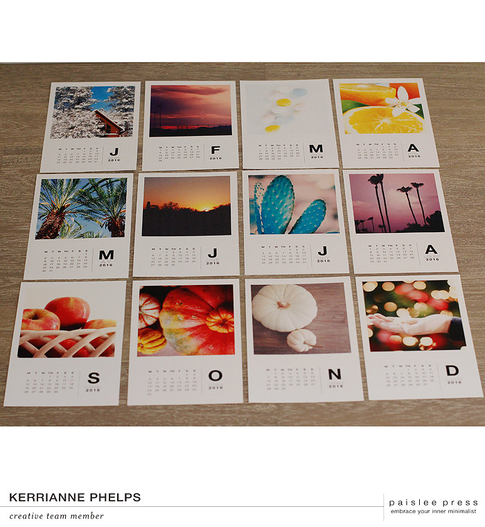2016 calendar