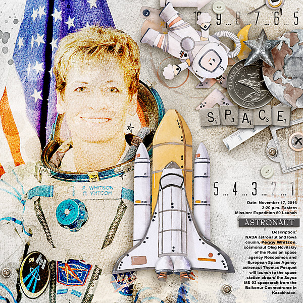 2016-Peggy Whitson Launch To ISS