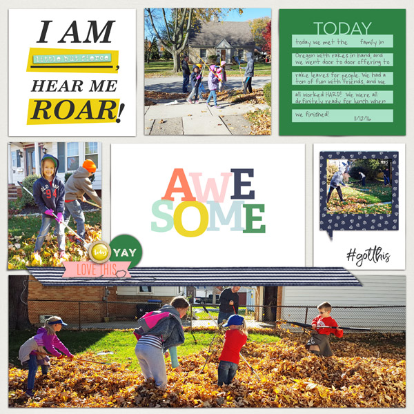 2016 PL week 44: Raking Leaves, left