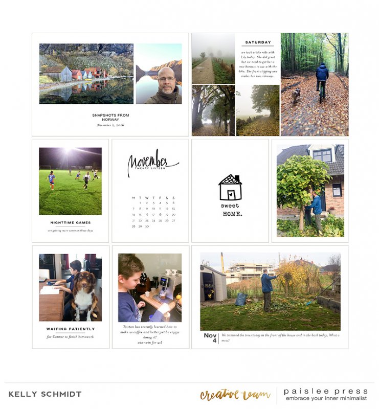 2016 Project life November page 1