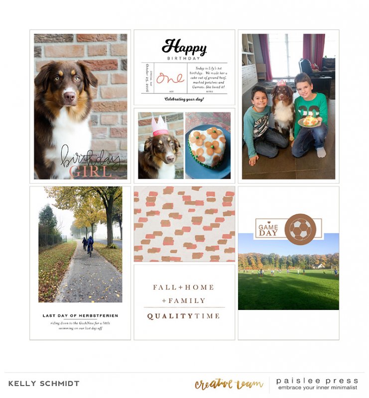 2016 Project Life October page 6