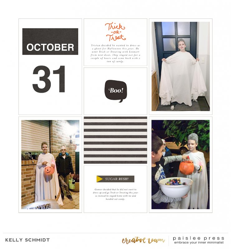2016 Project Life October page 7