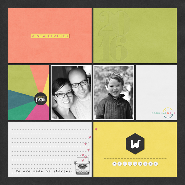 2016 Project Life Title Page