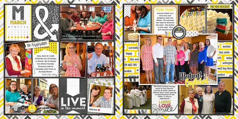2016 Project Life | Week 13 (24x12)