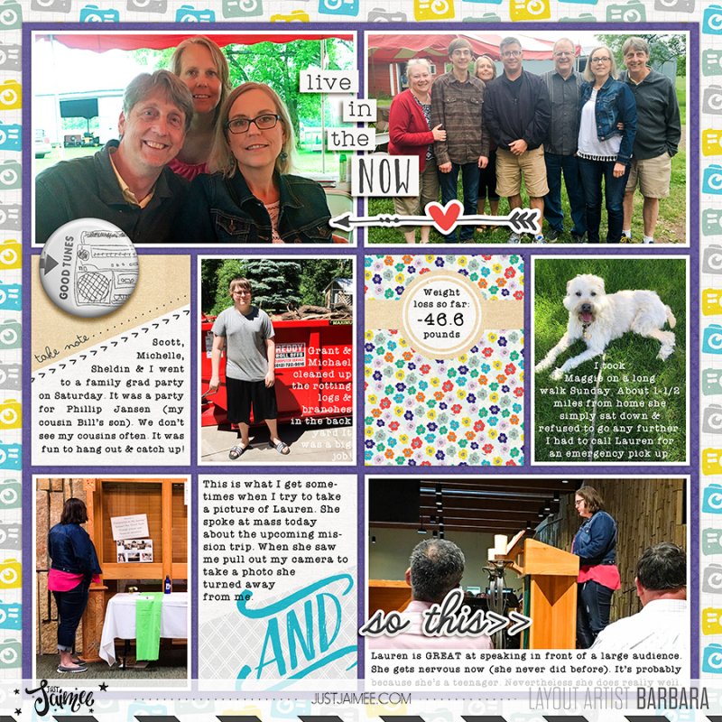 2016 Project Life Week 23 Right Side
