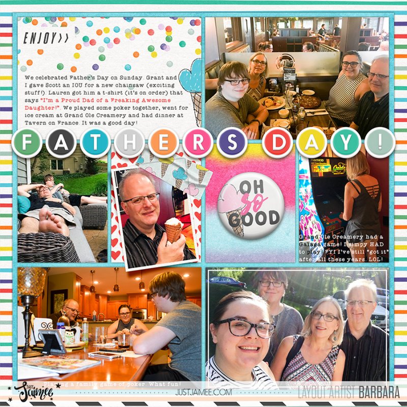2016 Project Life Week 25 Right Side