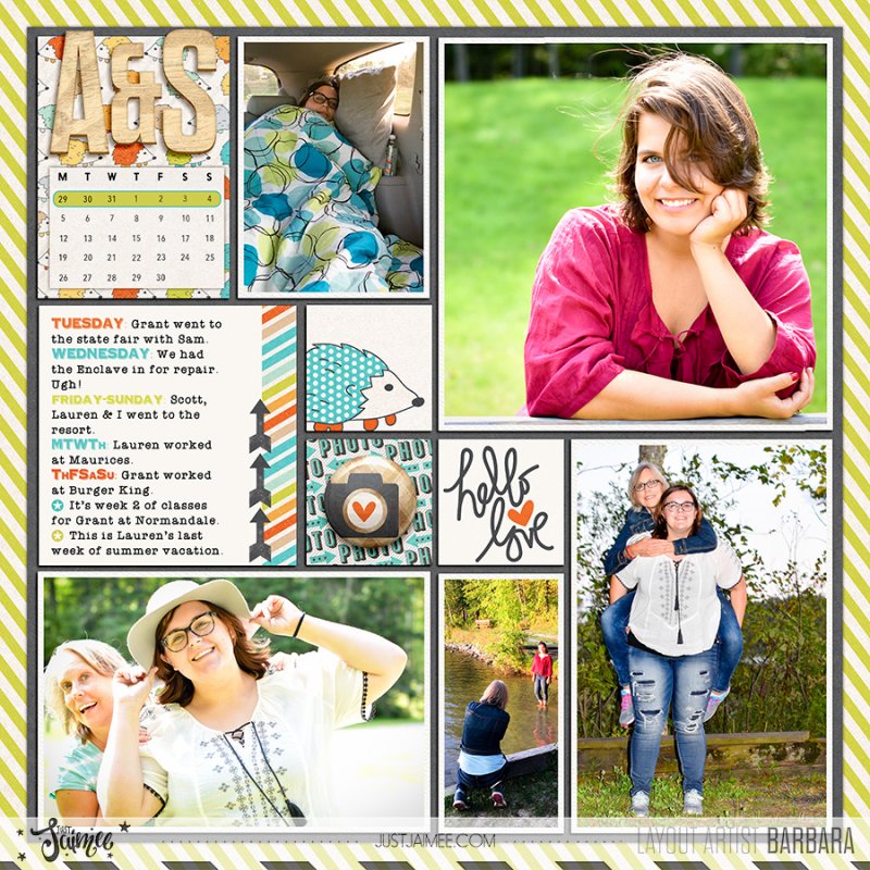 2016 Project Life Week 36 (Left Side)