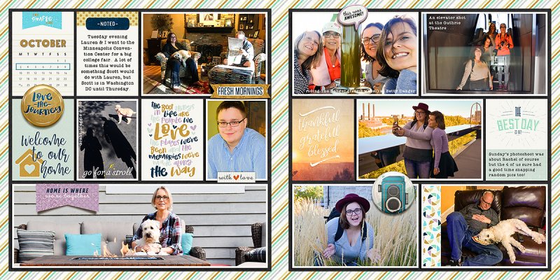 2016 Project Life Week 41 | 24x12