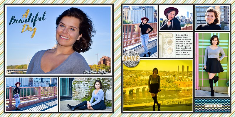 2016 Project Life Week 41 | Senior Photoshoot 24x12
