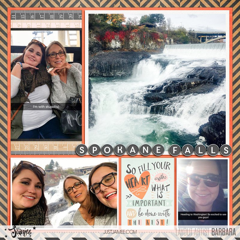 2016 Project Life Week 42 | Spokane Left Side