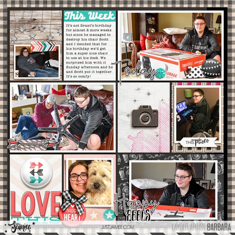 2016 Project Life Week 47 Right Side