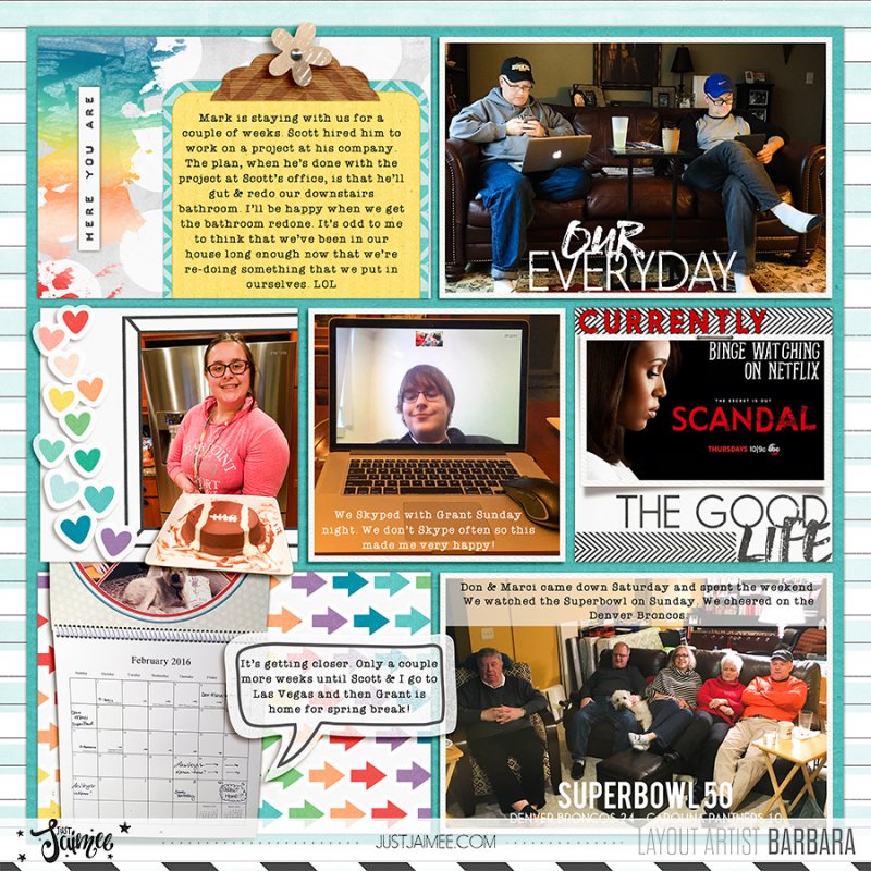 2016 Project Life: Week 6 (Right Side)
