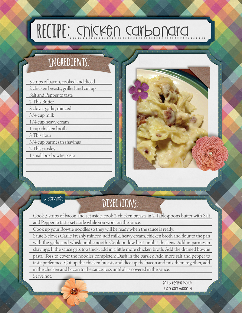 2016 Recipe Book-Week 4