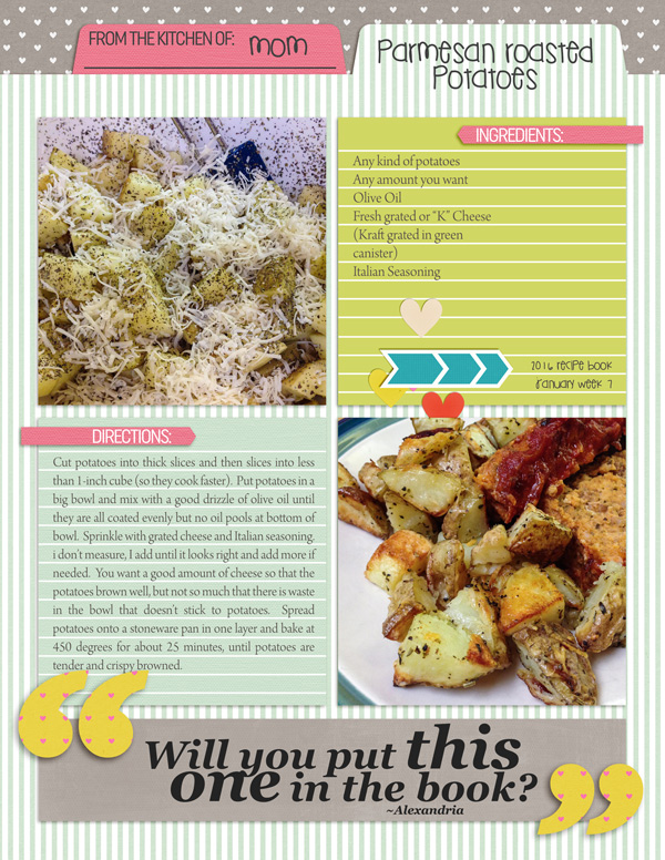 2016 Recipe Book-Week 7