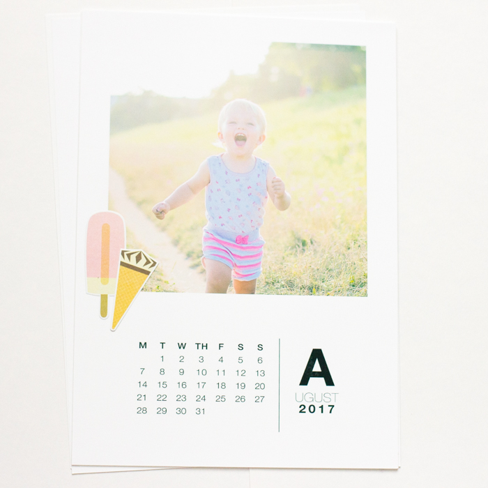 2017 Calendar Aug