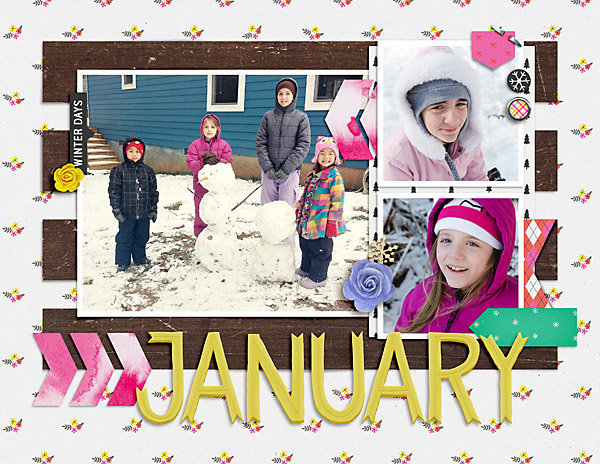 2017 January Calendar Topper