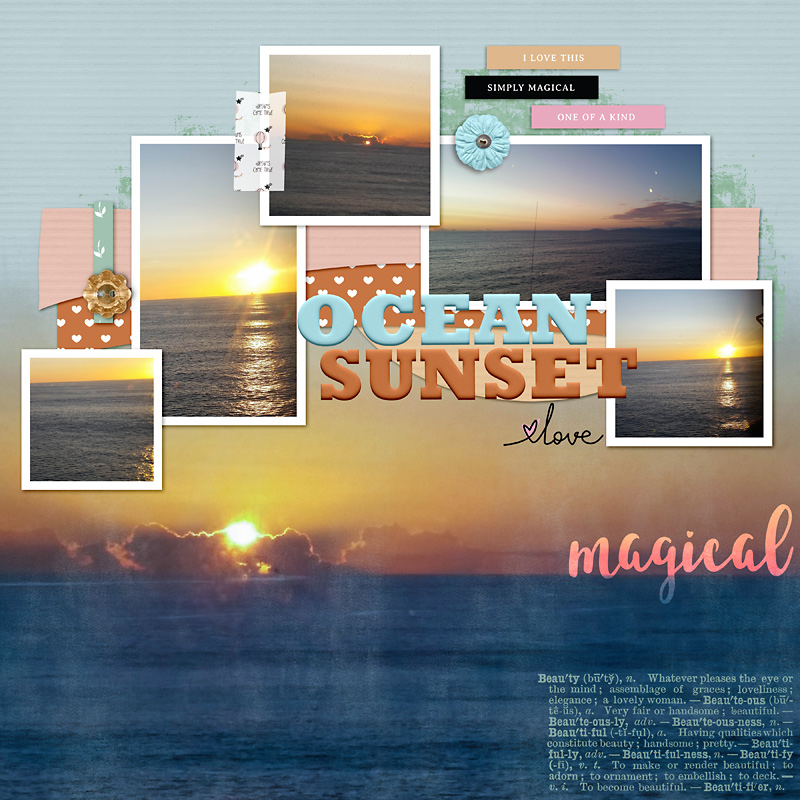 2017 Ocean Sunset