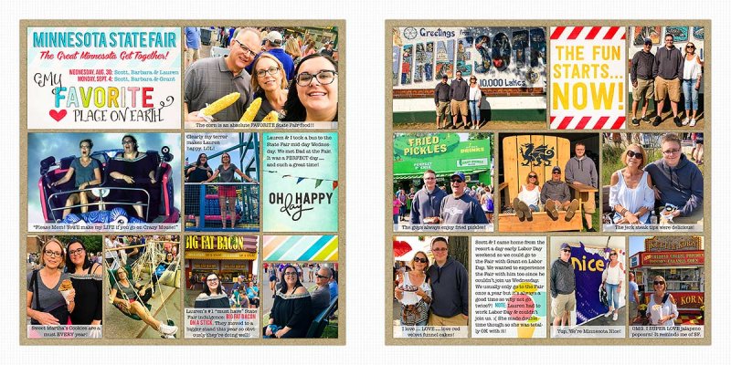 2017 Project Life Week 34: Minnesota State Fair