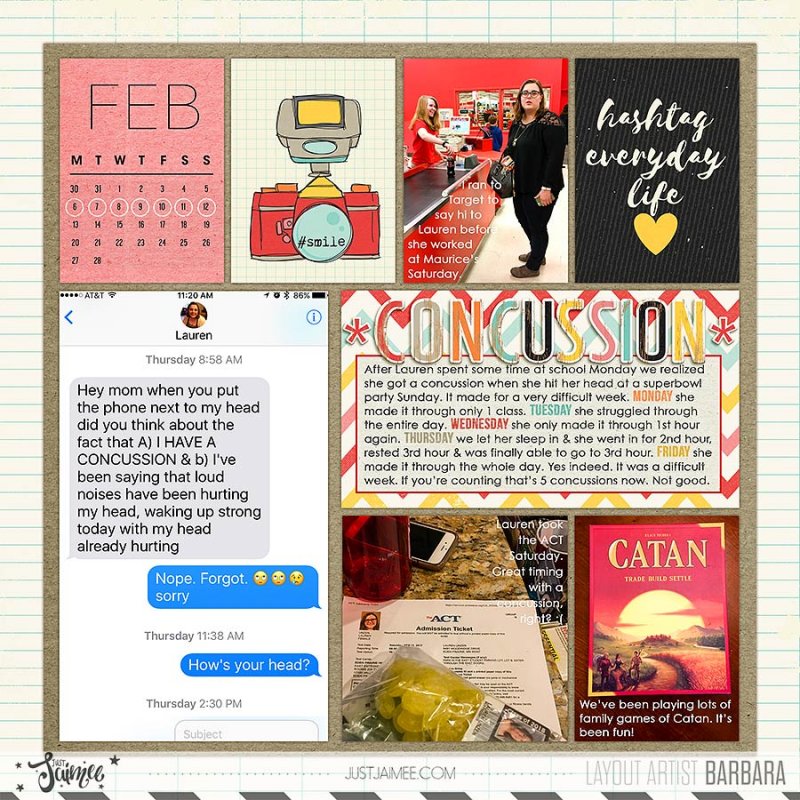 2017 Project Life | Week 6 (Left Side)