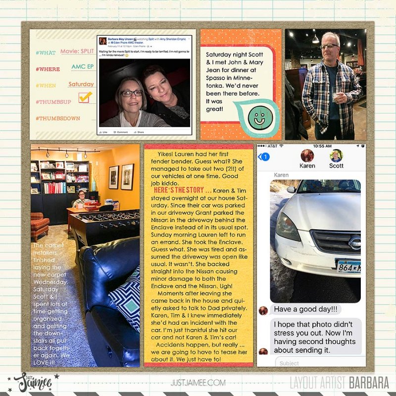 2017 Project Life | Week 6 (Right Side)