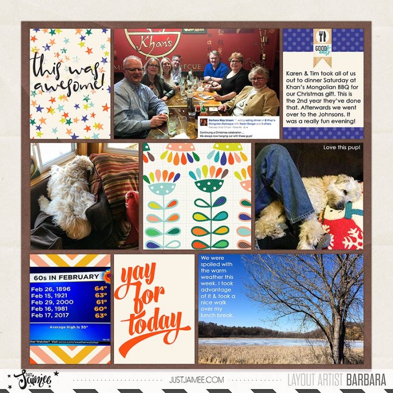 2017 Project Life Week 7 Right Side