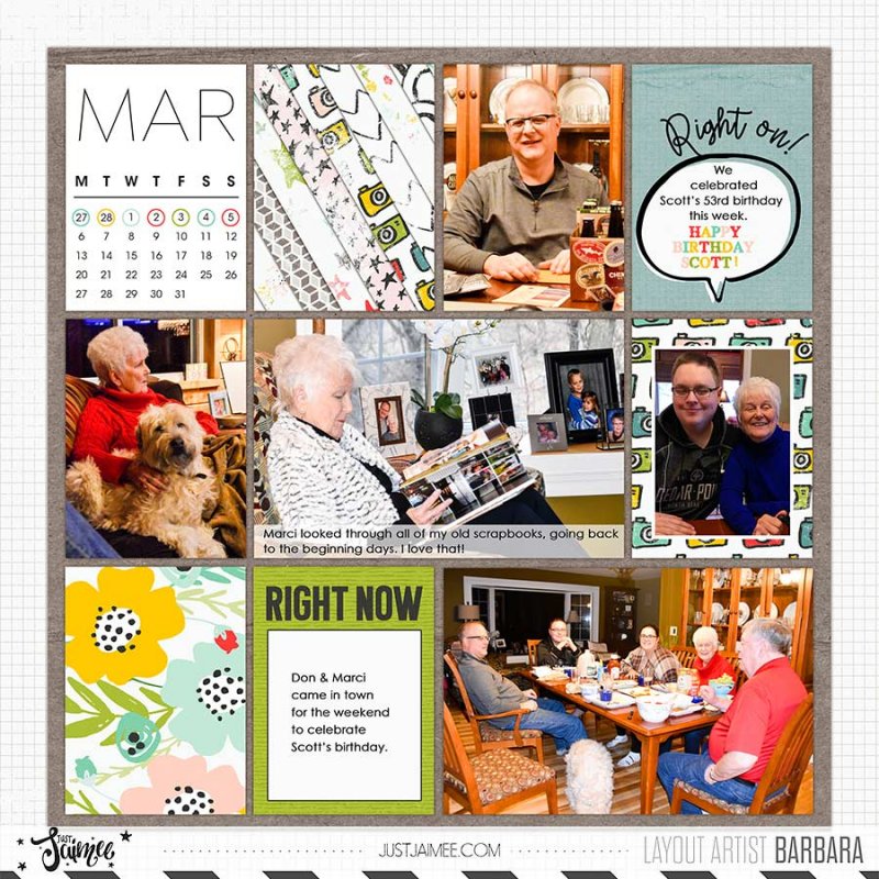 2017 Project Life Week 9 (Left Side)
