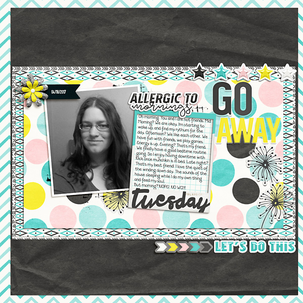 2017 Tuesday Allergic to Mornings