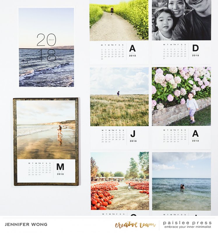 2018 5x7 Desk Calendar