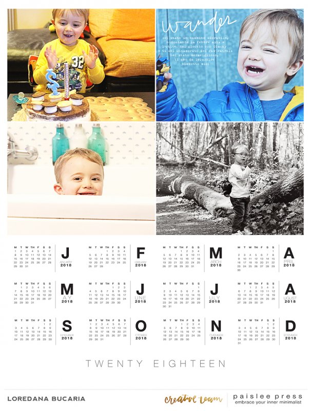 2018 Calendar 2
