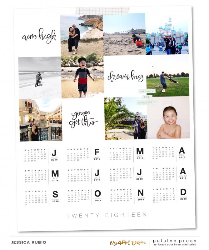 2018 Calendar