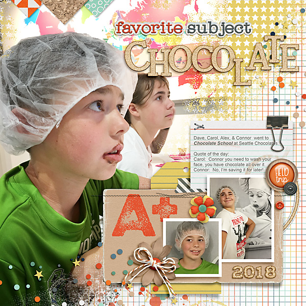 2018 Chocolate School Connor