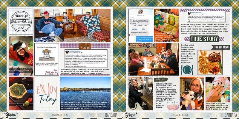 2018 Project Life | Week 42 (24x12)