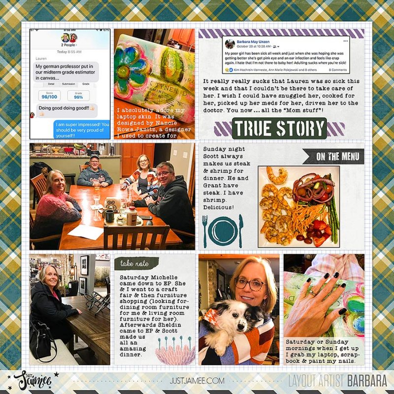 2018 Project Life | Week 42 (right side)