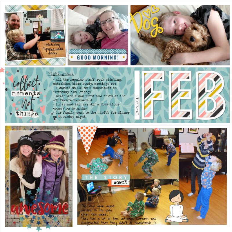2018 Project Life, Week 8A