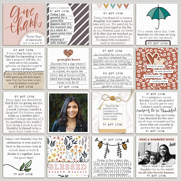 2018 Week 47-3 Gratitude Left  days 1-15