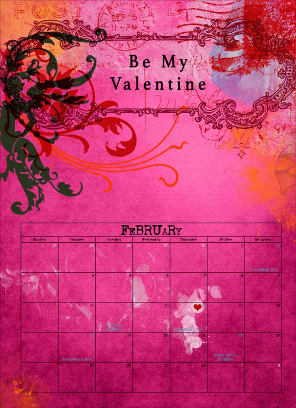 2019 Calendar (February)