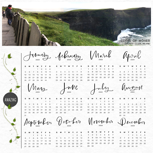 2020 Calendar